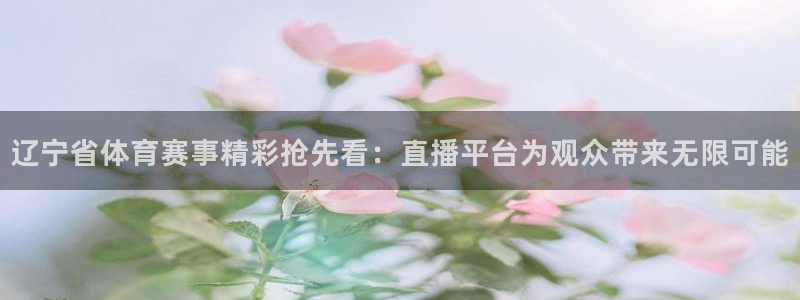 黑白直播黑白体育比赛直播：辽宁省体育赛事精彩抢先看：直播平台为观众带来无限可能